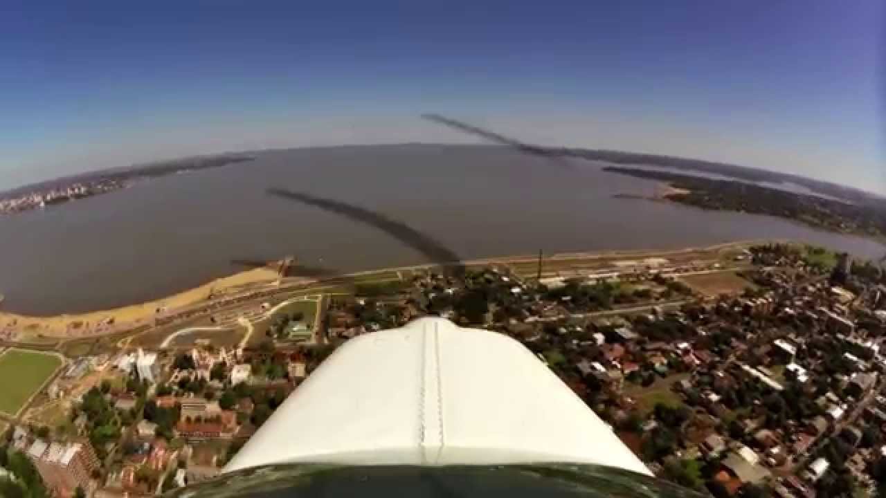 Sobrevolando Encarnación, Itapúa, Paraguay