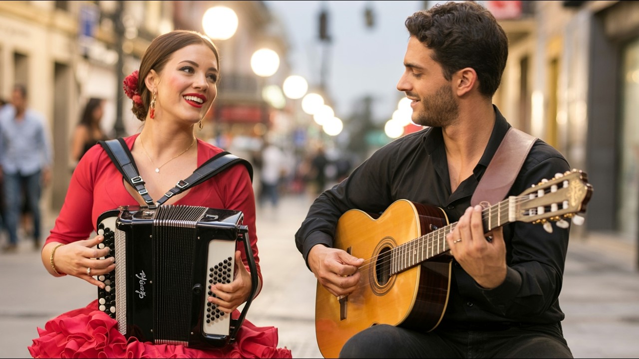 Top 7 Traditional Spanish Songs 🇪🇸 | Beautiful Instrumentals on Accordion & Guitar
