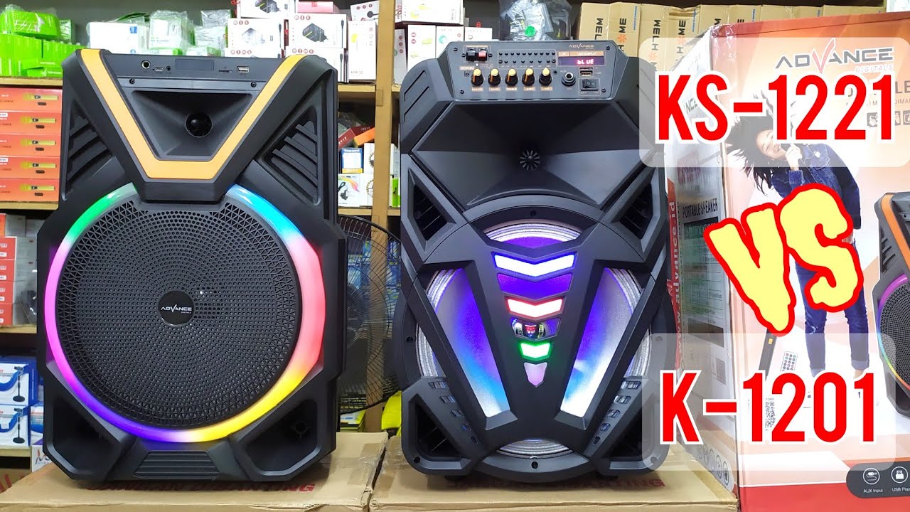 ADVANCE KS1221 VS K1201: Perbandingan Speaker Bluetooth Premium Termurah 2023