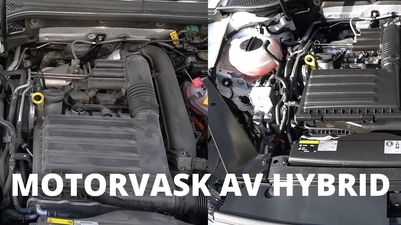 Motorvask på hybridbil - helt trygt!