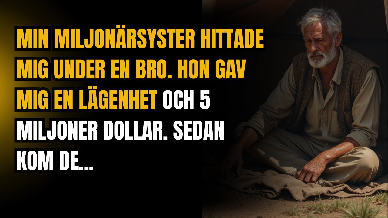 Min miljon&auml;rssyster hittade mig under en bro  Hon gav mig en l&auml;genhet och 5 miljoner dollar  Sedan..