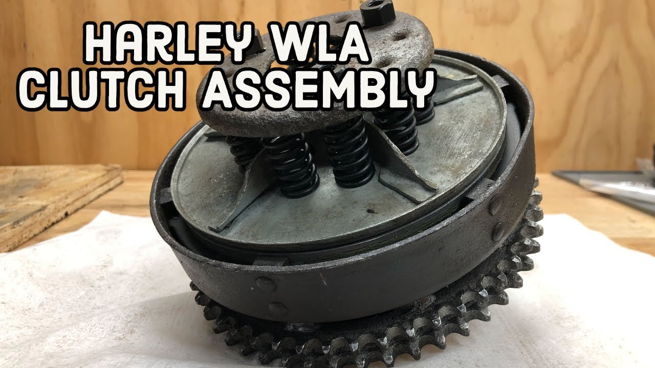 Harley Davidson WLA Clutch Assembly Part 1