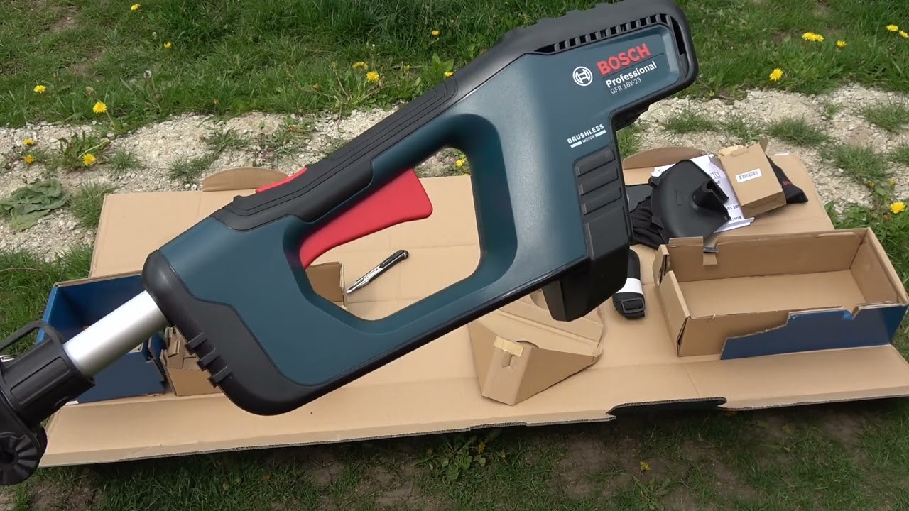 Coasa electrica cu acumulator Bosch GFR 18V-23 🔋(Electric Bosch Bushcutter)