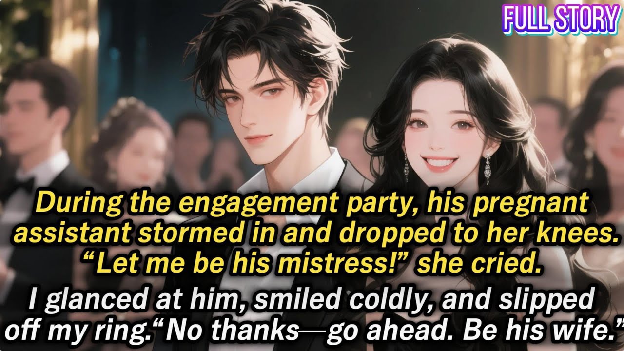 During the engagement party, his pregnant assistant stormed in and dropped to her knees.“Let me be…”
