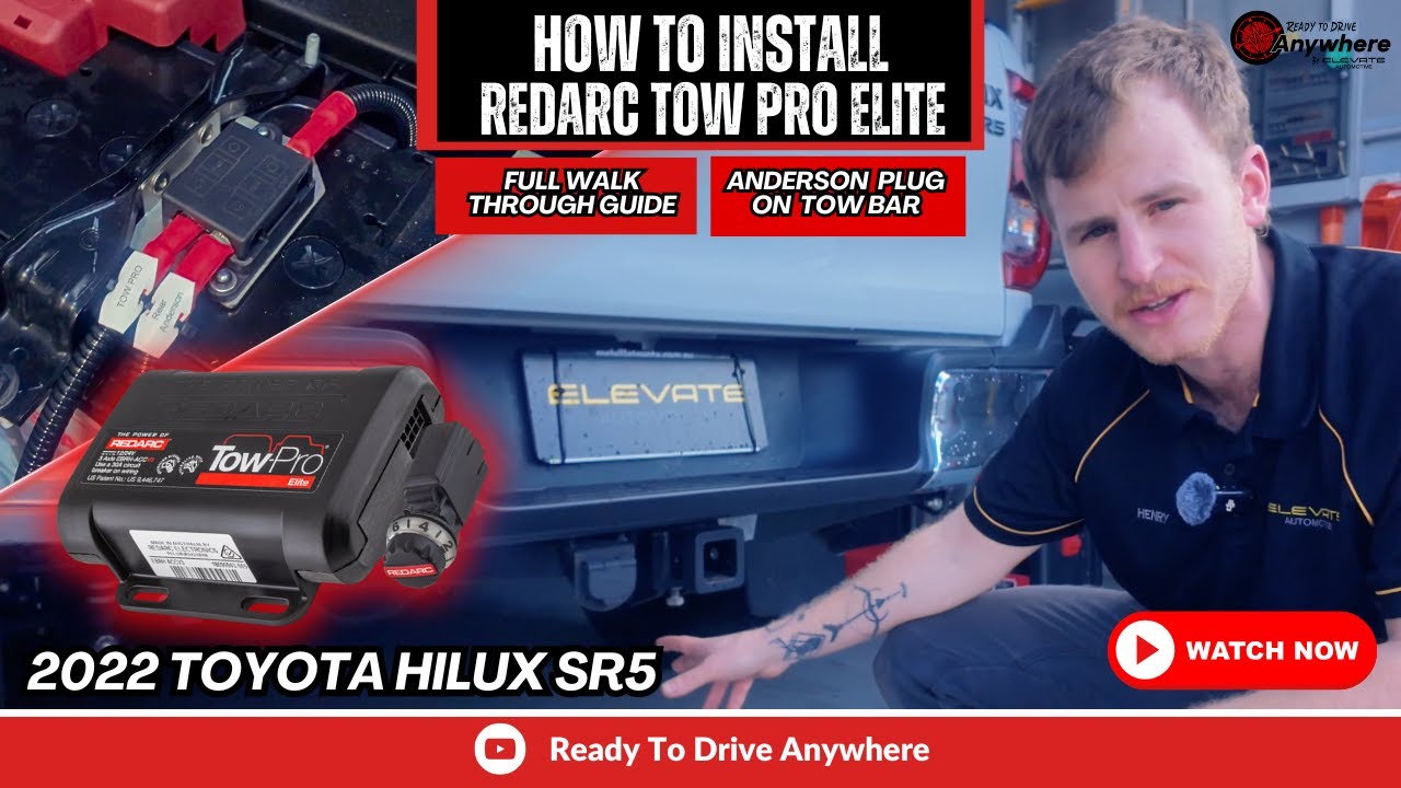 How to Install Tow-Pro Elite & Anderson Plug | 2022 Toyota Hilux SR5