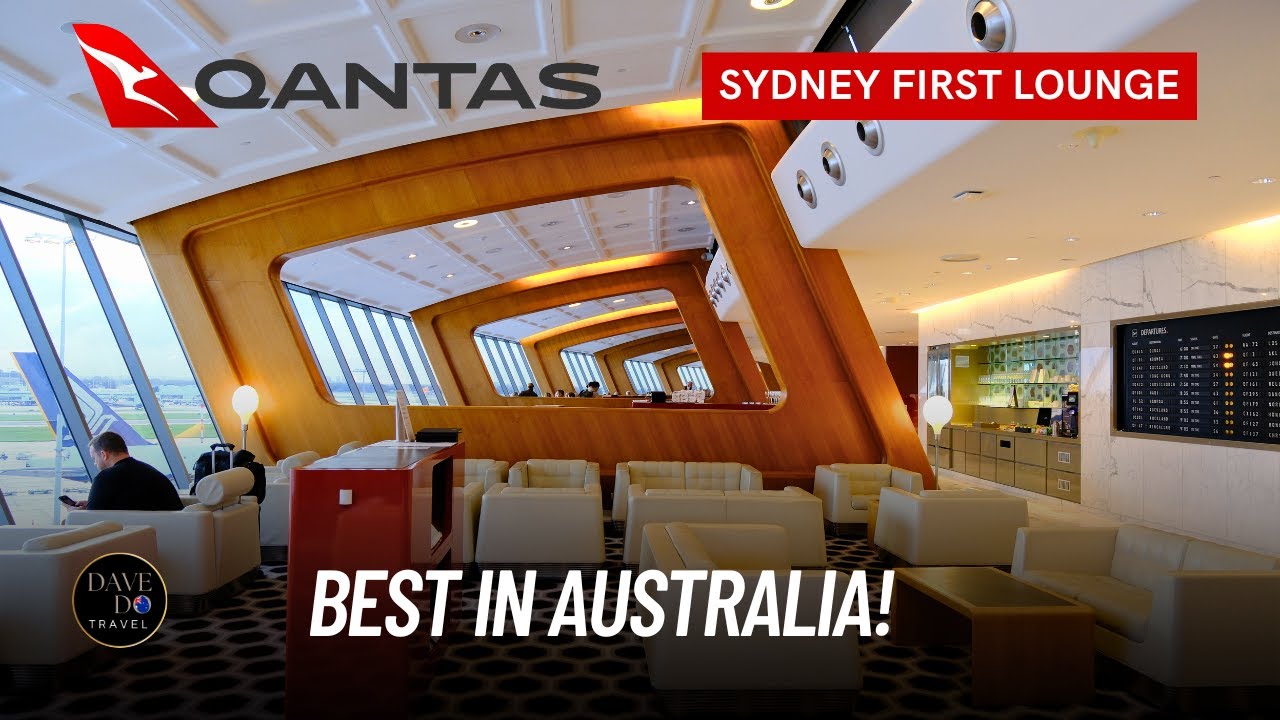 Qantas FIRST Lounge Sydney Airport