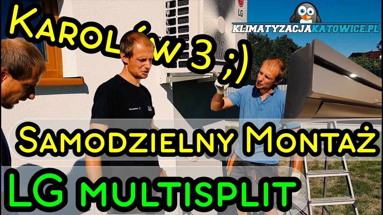 Klimatyzacja LG multisplit artcool - SAMODZIELNY MONTAŻ