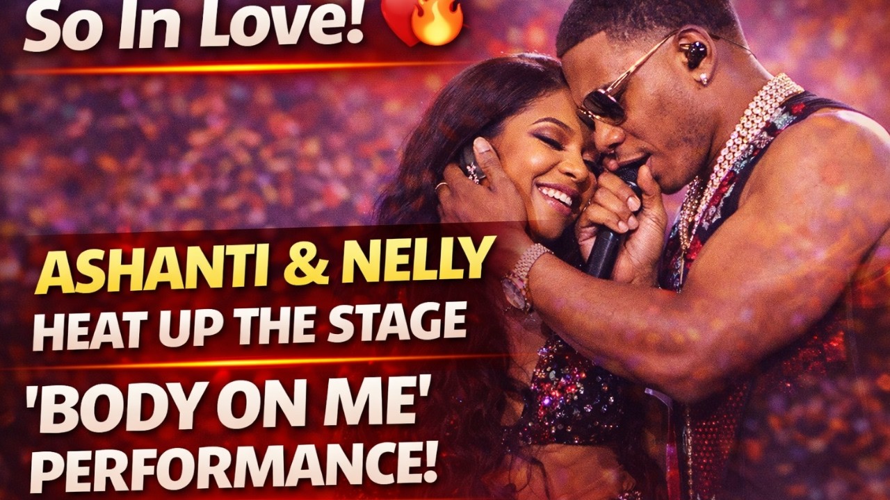 Ашанти и Нелли зажгли сцену своим страстным выступлением с песней «Body On Me»! Так влюблены! ❤️‍🔥