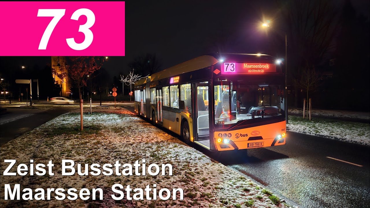 U-OV lijn 73: Zeist Busstation - Maarssen Station  | Transdev Utrecht | Transdev 9687 | 2025