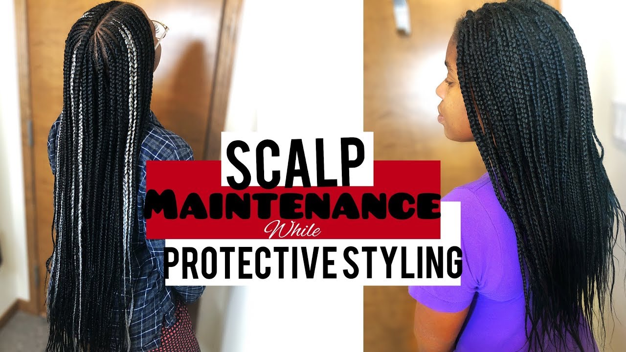 How I Maintain A HEALTHY SCALP rocking Extensions