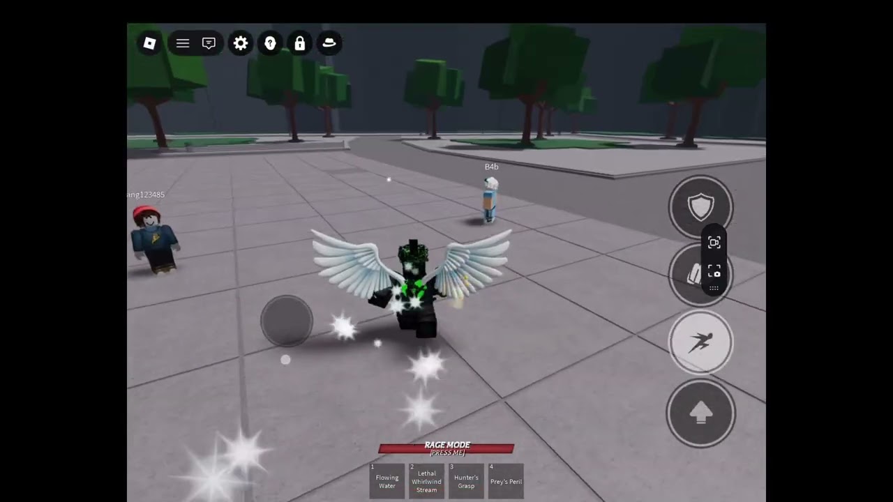 Just playing tsb