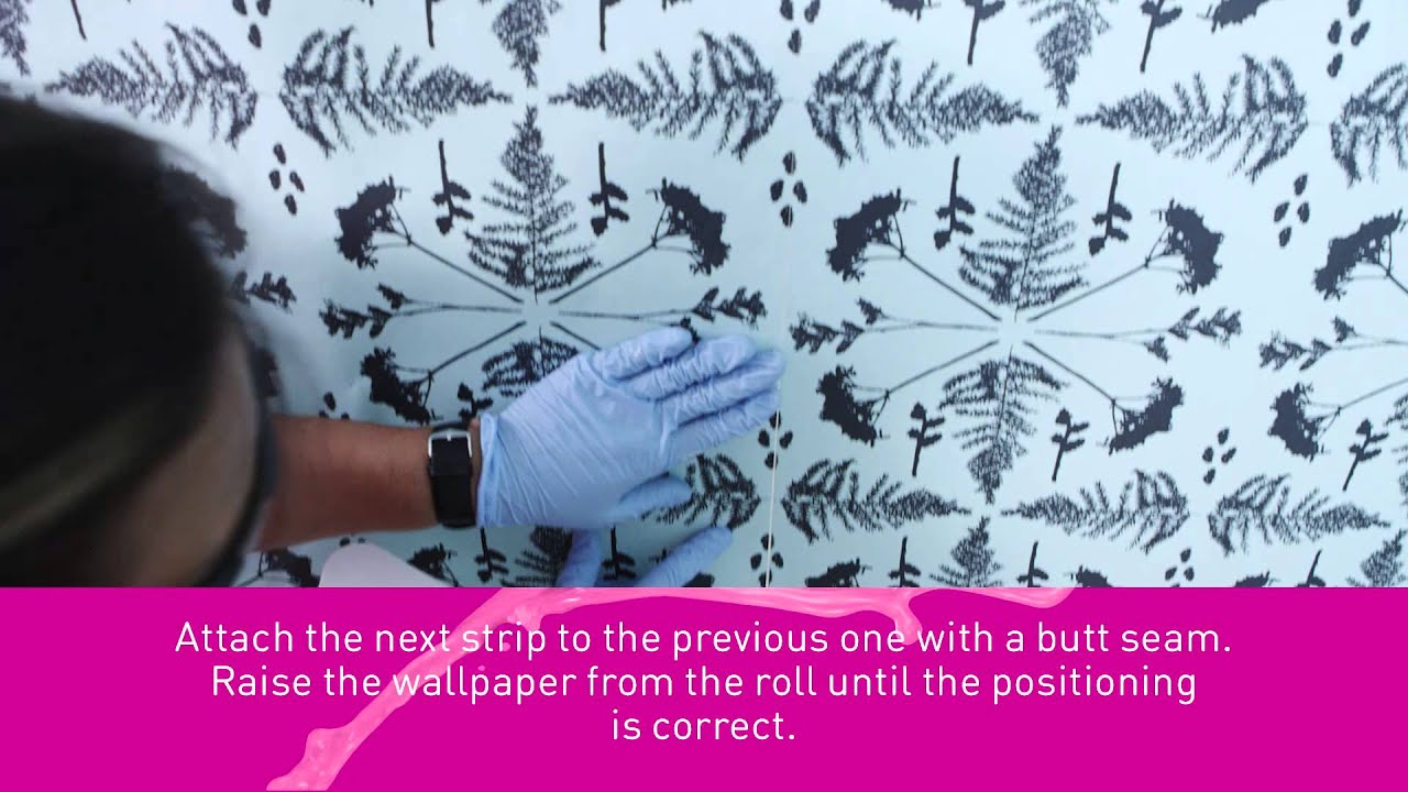 Tikkurila Duett wallpaper hanging instructions