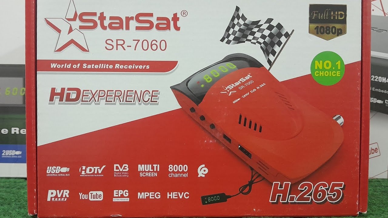 Starsat SR-7060HD H.265 Digital Satellite Receiver l PVR l DVB l Dual IR l C/Ku l Review l Urdu