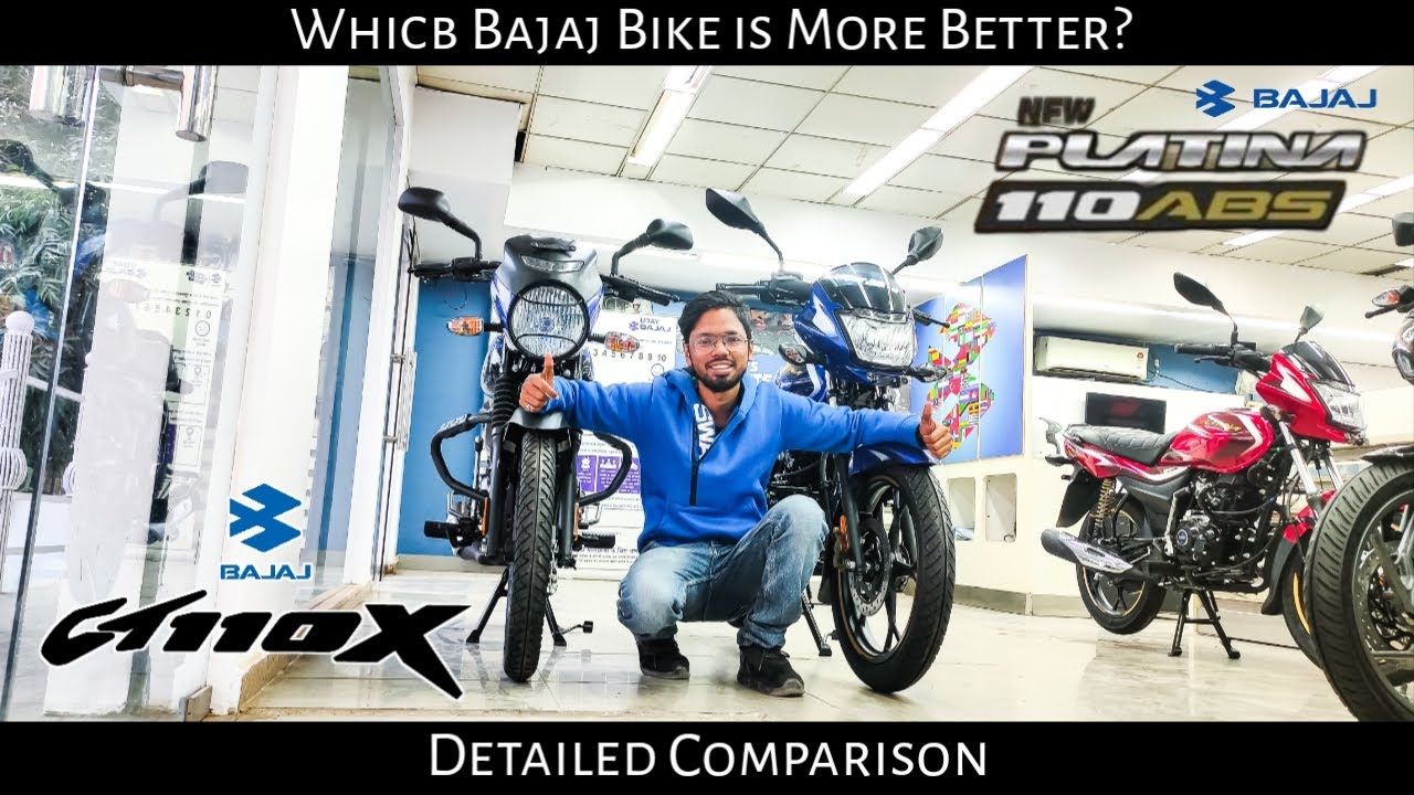 Bajaj Platina 110 ABS Vs Bajaj CT110X | Detailed Comparison | Which is More Better? UP65 Racers