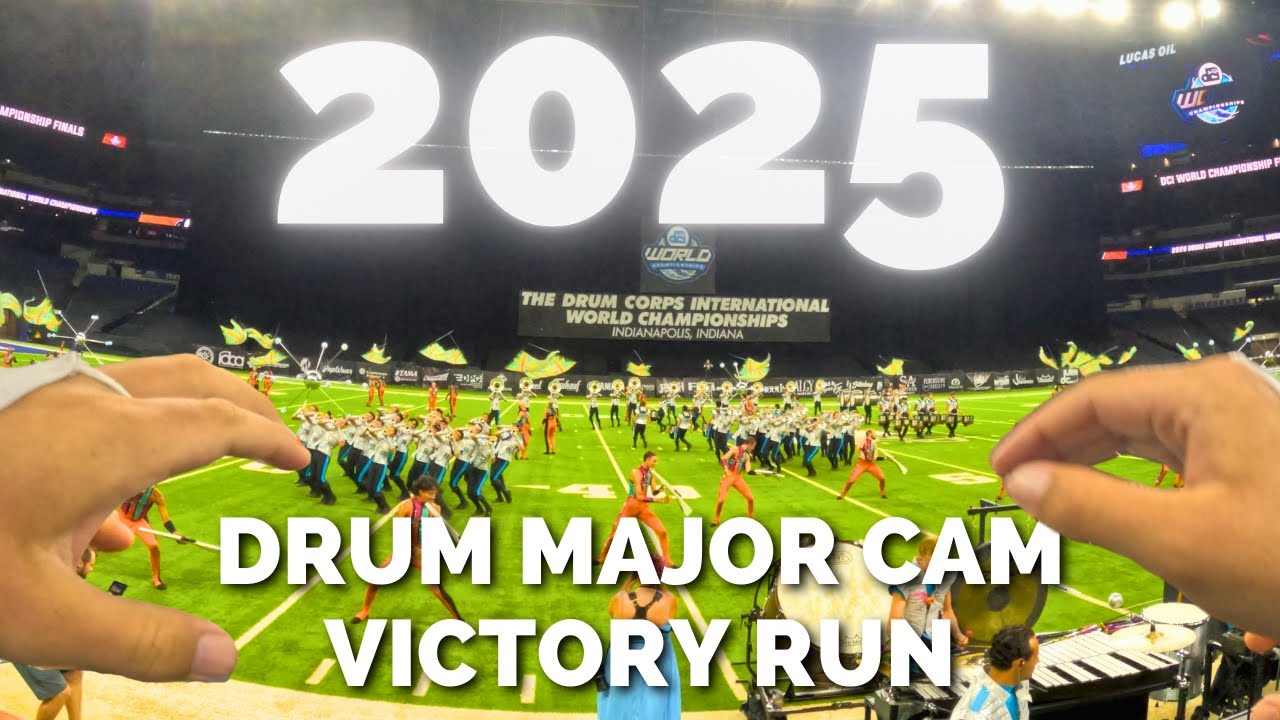 Boston Crusaders 2025 Drum Major Cam - Victory Run Wes Booker
