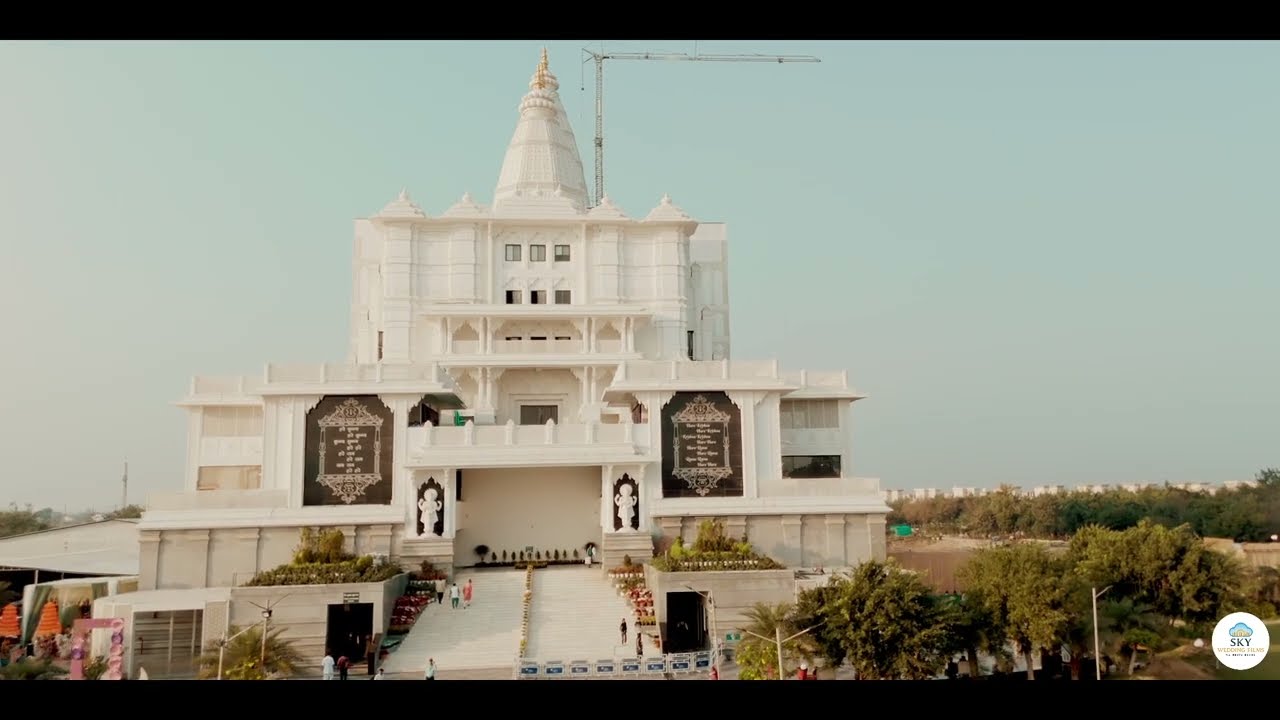 Divine Temple Wedding of Srishti & Anirudh | Chandrodaya Mandir, Vrindavan