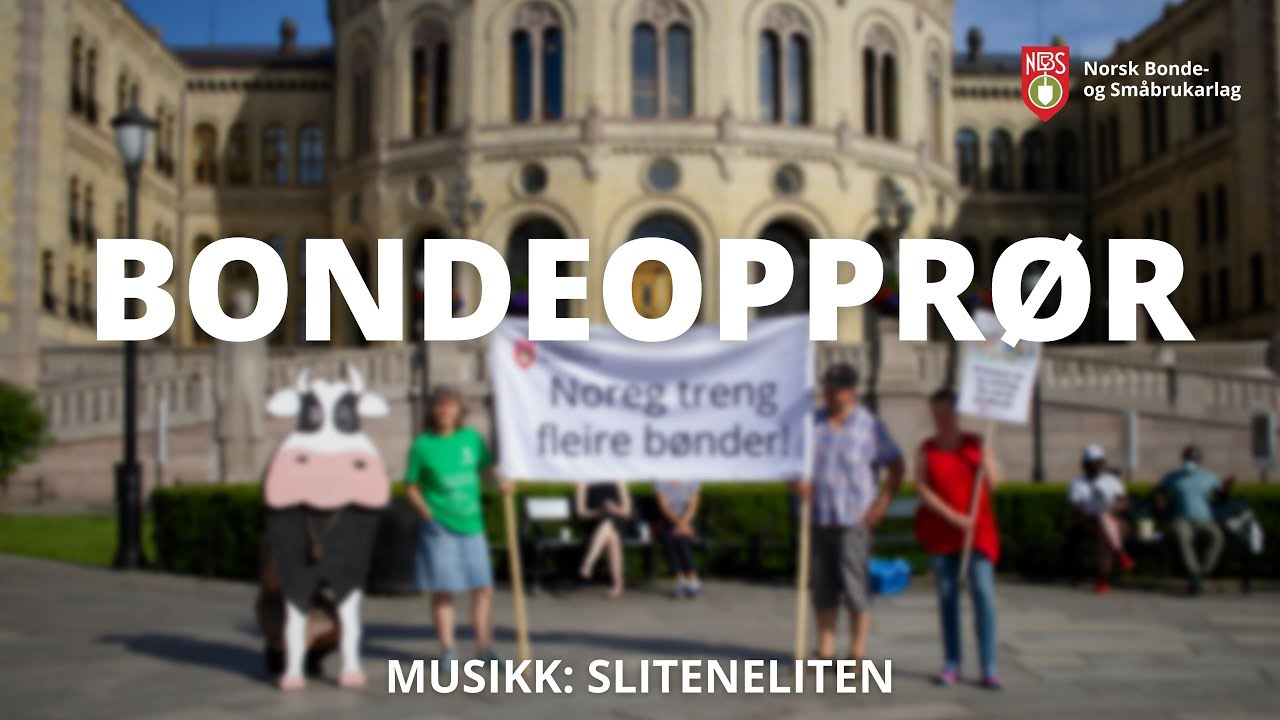Bondeopprør - Sliteneliten (musikkvideo av Norsk Bonde- og Småbrukarlag)