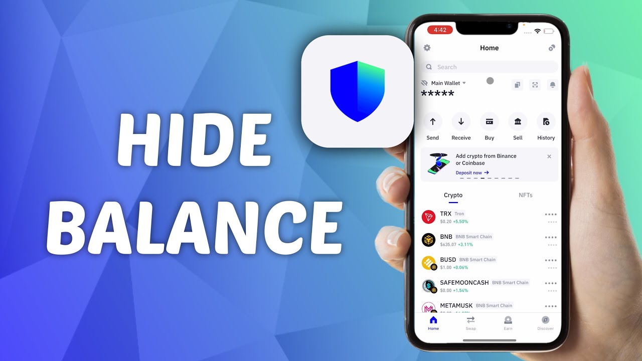 How to Hide Balance on Trust Wallet