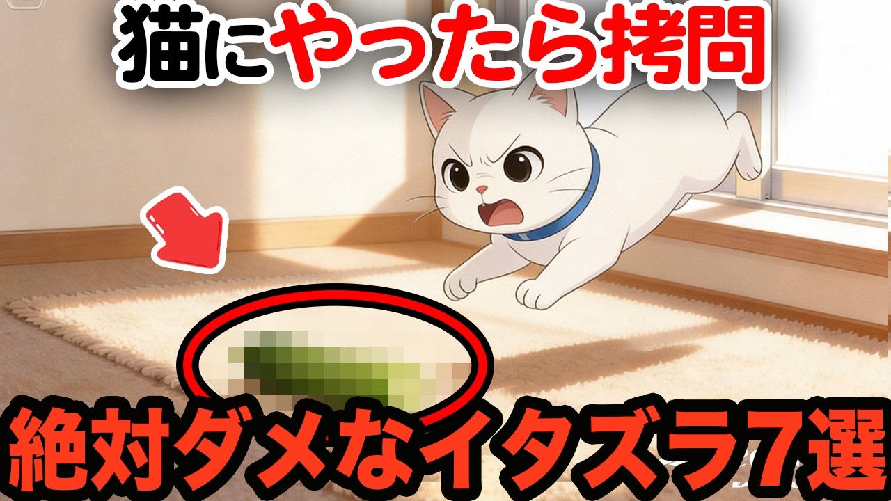 絶対ダメ！猫にしてはいけないイタズラ【猫雑学】【飼い主のNG行動】