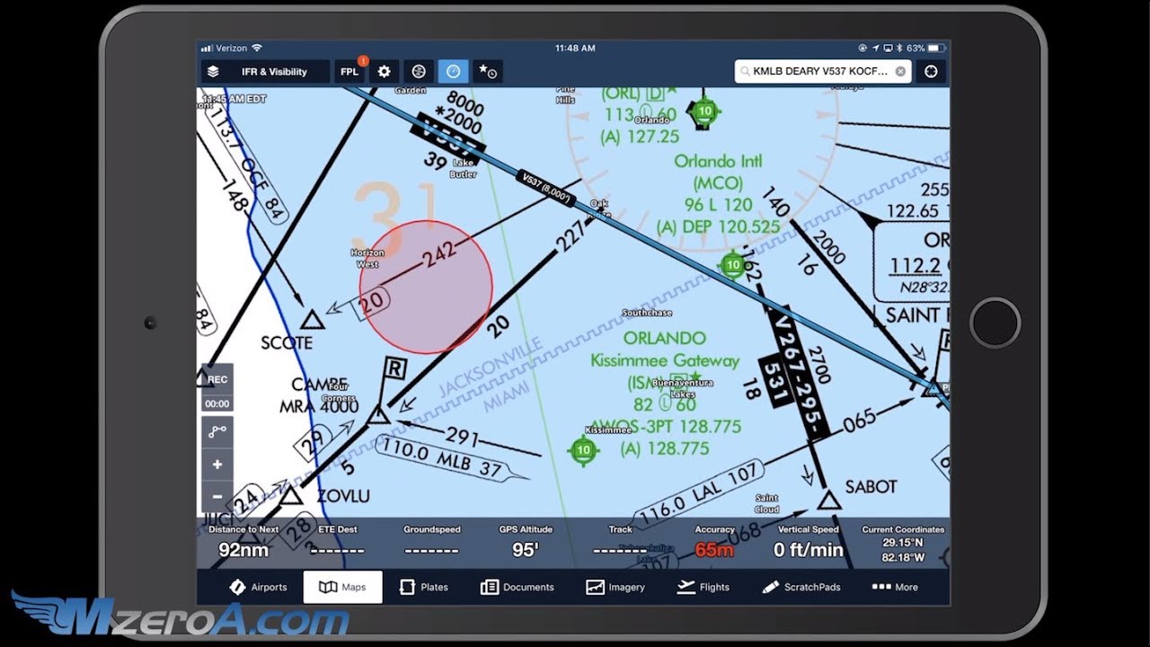 IFR Flight Planning on Foreflight - MzeroA Flight Training