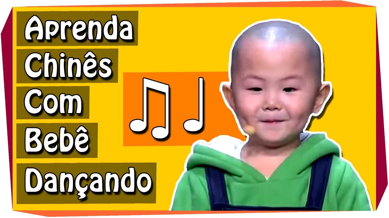Aprenda Chinês Com Bebê Dançando