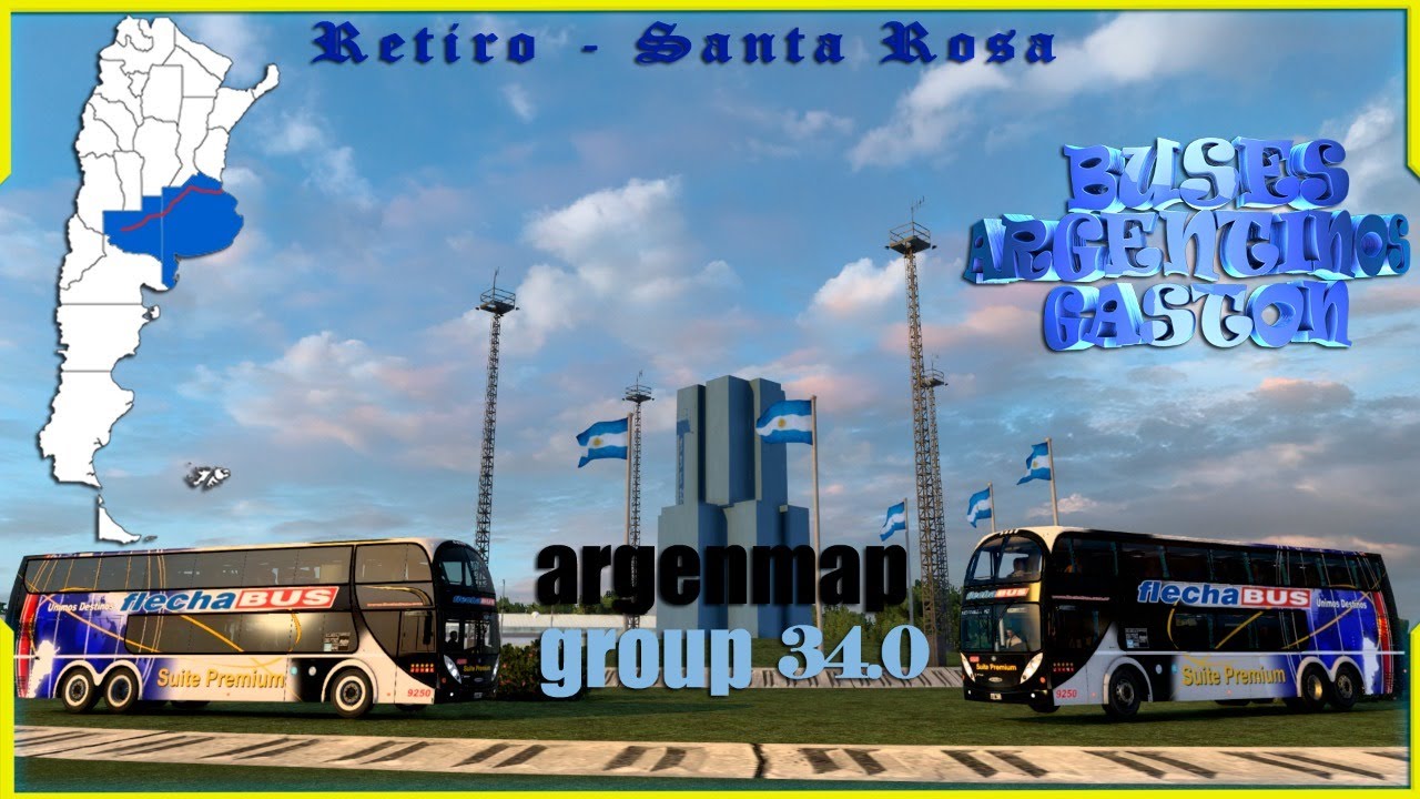 RETIRO - SANTA ROSA | ARGENMAP 34.0 | MetalsurStarbus 1 6x2| VIAJE REAL COMENTADO