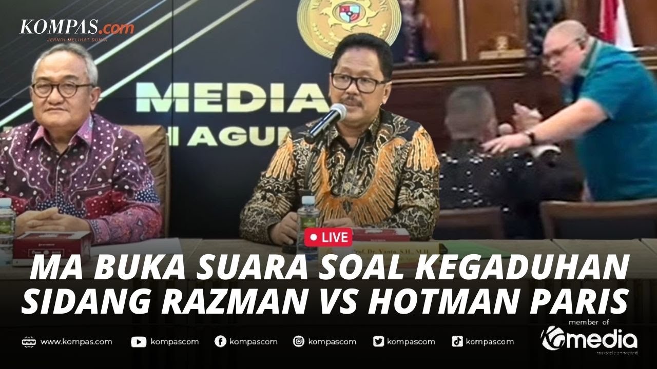 🔴LIVE - Mahkamah Agung Tanggapi Keributan Razman Vs Hotman Paris di Ruang Sidang PN Jakut
