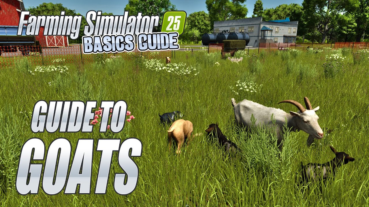 Как разводить, кормить и получать прибыль от коз! | Основы Farming Simulator 25