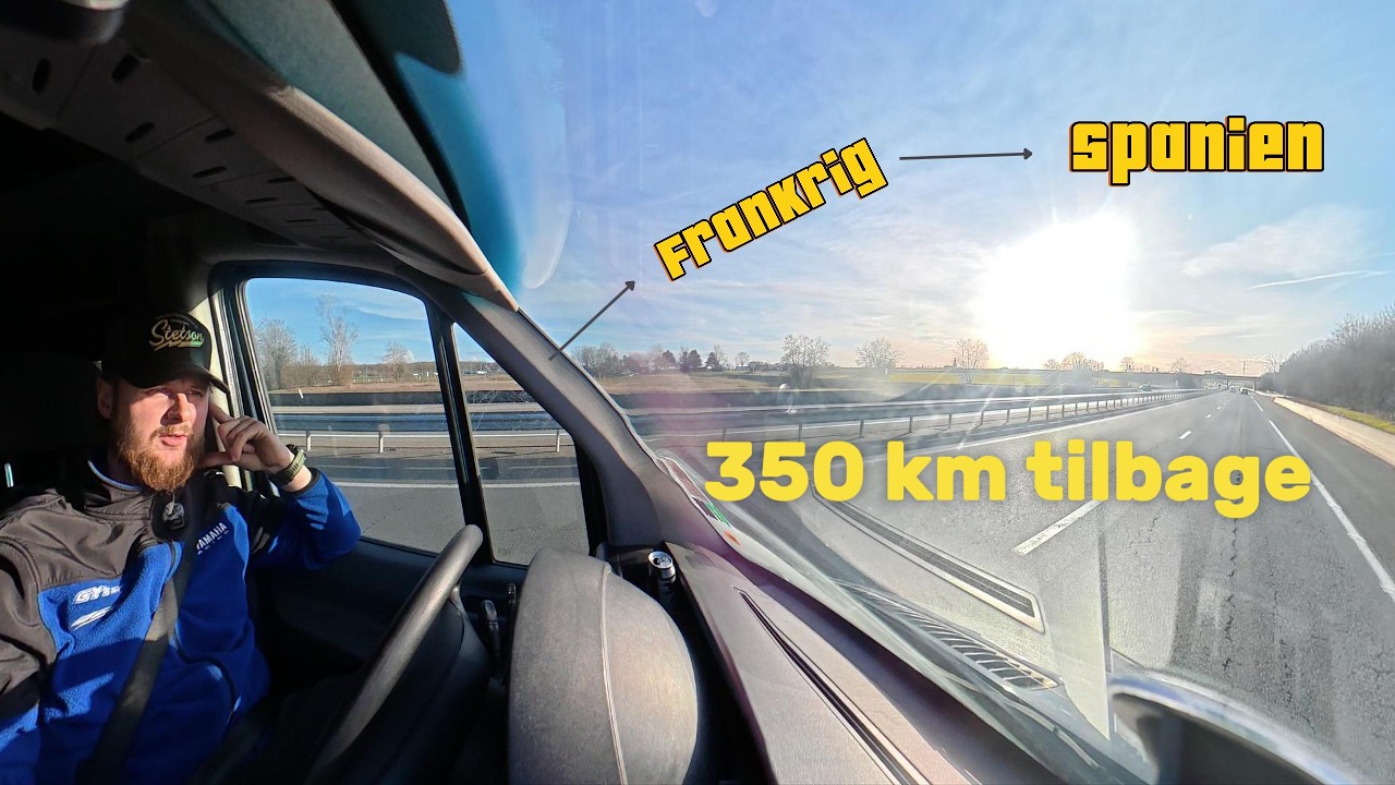 Spanien om lidt - de sidste kilometer inden den spanske grænse