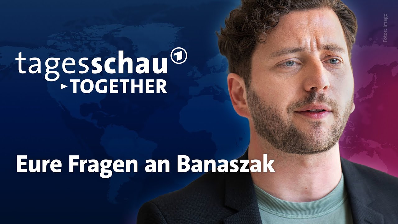 ARD-Sommerinterview: Grünen-Chef Felix Banaszak stellt sich euren Fragen | tagesschau together