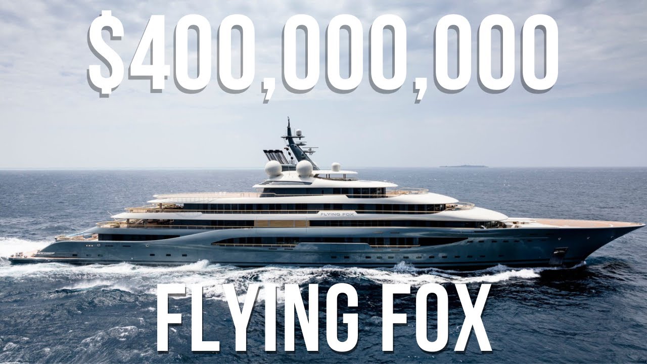 $400M Flying Fox Superyacht by Lurssen Yachts | World's Largest Charter Yacht | Mania Luxury