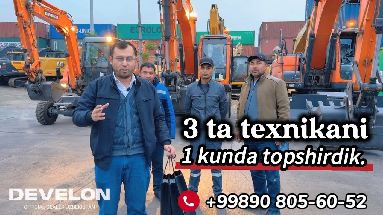 3 ta texnikani 1 kunda topshirdik #develon