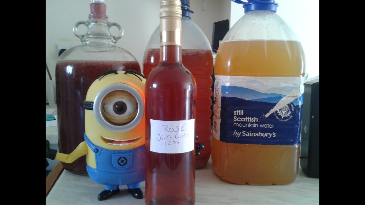home brew making: jam wine part 1