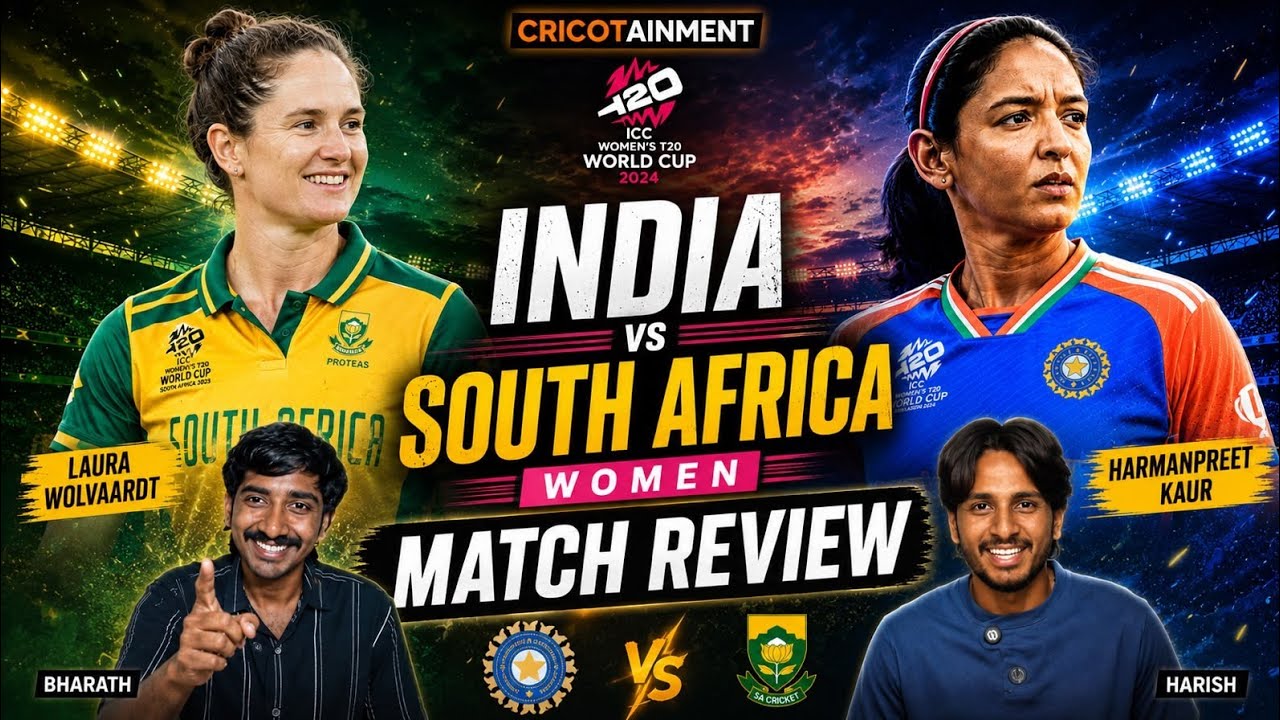 South Africa Dominates India 🔥 | INDw vs SAw Review | WT20 Worldcup 2026 | Tamil | CRICOTAINMENT