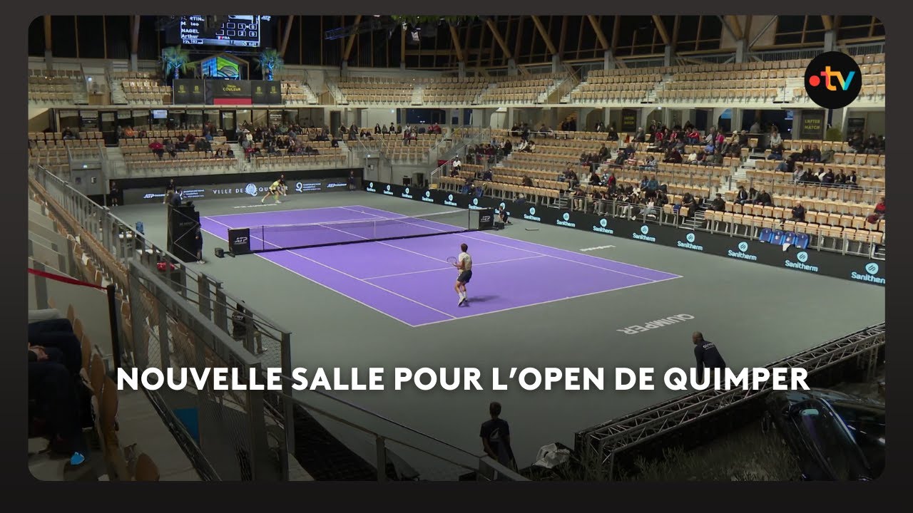 Open de tennis de Quimper : les joueurs profitent d'une nouvelle salle, Kostum Park