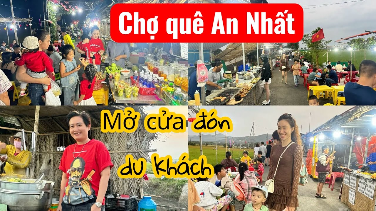 Chợ Quê An Nhất Mở Cửa Trở Lại | Thiên Đường Món Ăn Dân Dã Giá Bình Dân.Không khí nhộn nhịp trở lại