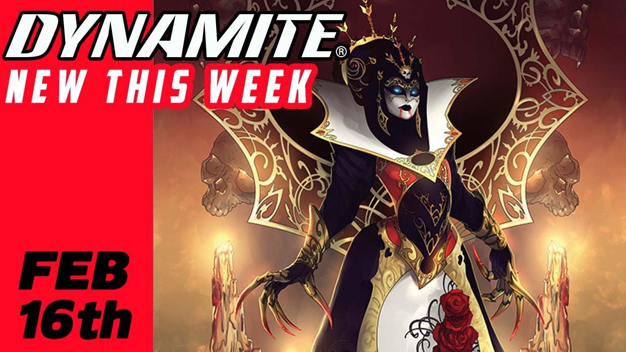 NEW THIS WEEK From Dynamite: 2/16 - Vampiverse, NYX, James Bond, Red Sonja Black White & Red