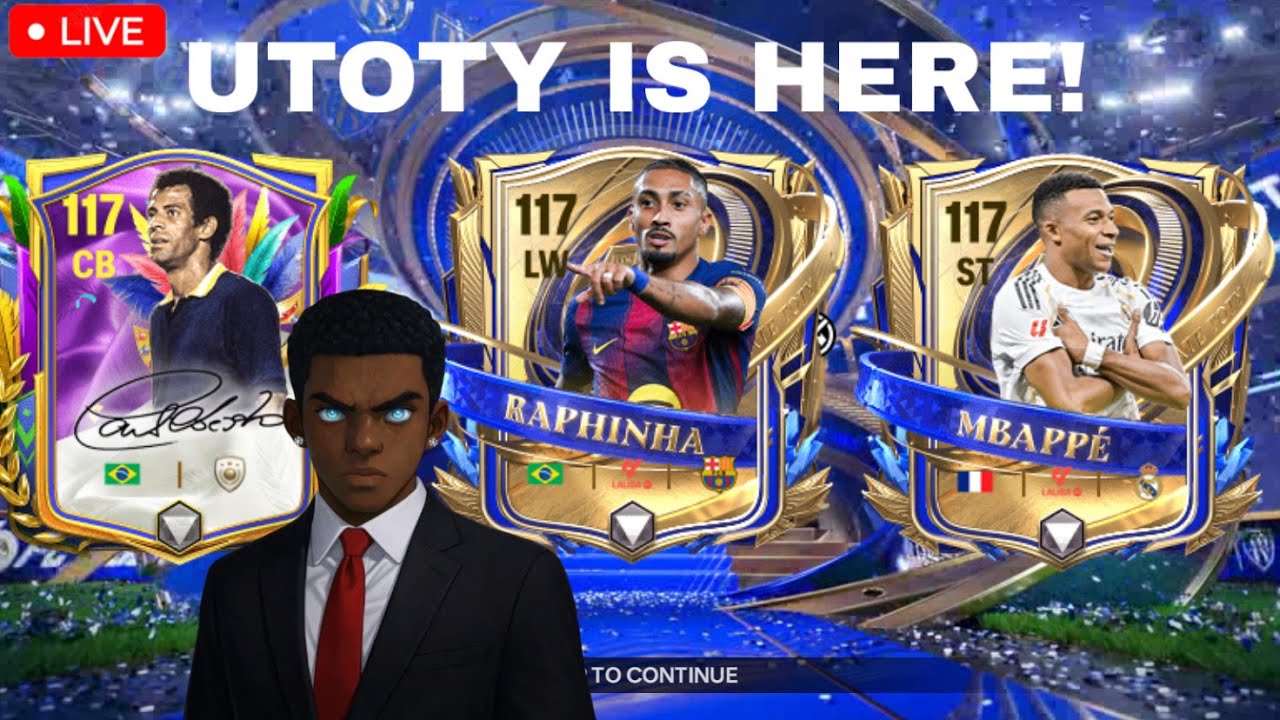 UTOTY IS FINALLY HERE! I LIVE 🔴 FC MOBILE