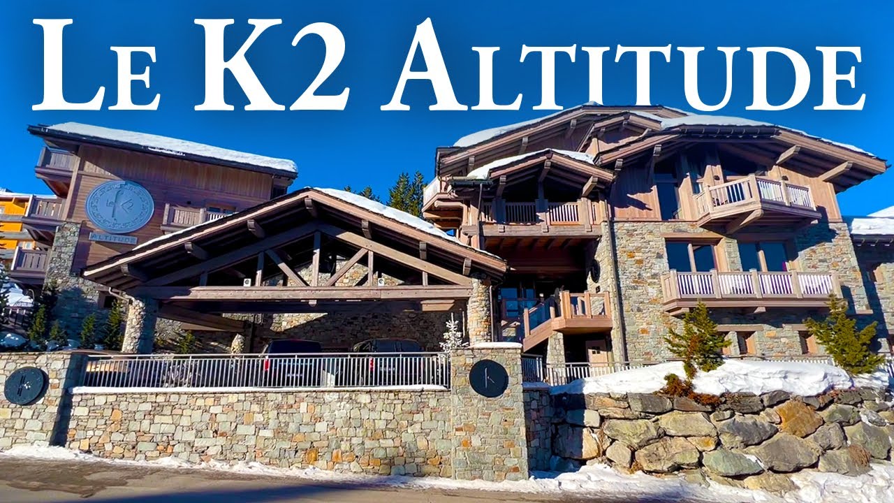 Le K2 Altitude 5 Star Hotel in Courchevel (4K) - One of The Best Hotels in The Alps 🤩