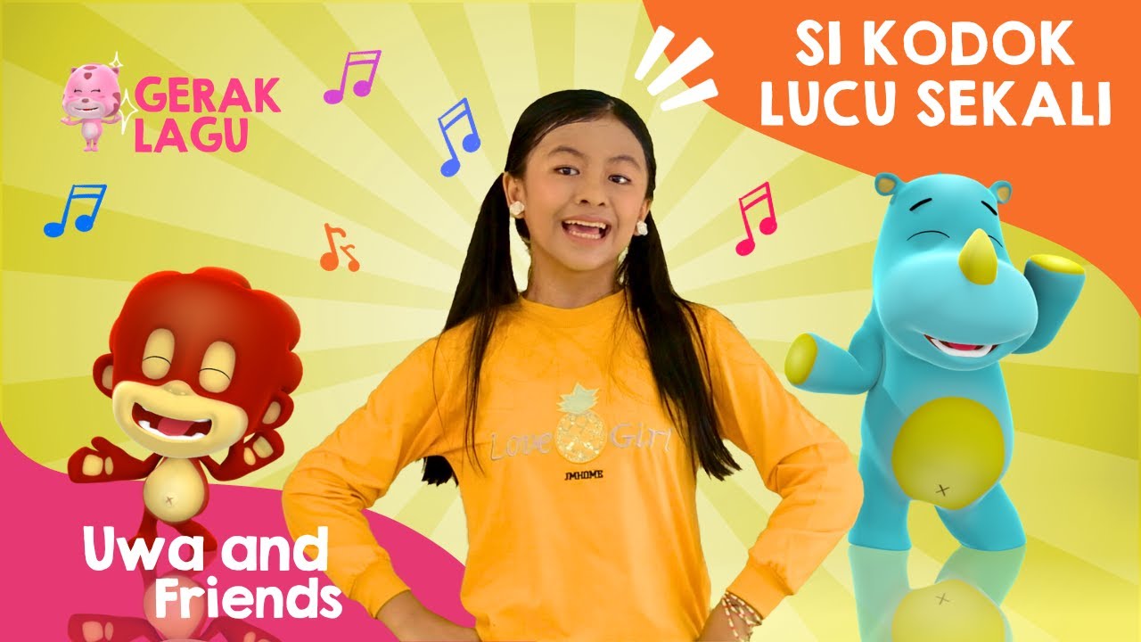 Gerak dan Lagu Si Kodok Lucu Sekali - Dance Anak