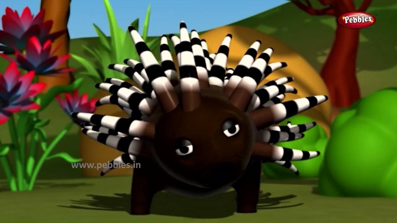 Animal Rhymes For Children | हिंदी बालगीत | Hindi Songs for Kids | Pebbles Hindi