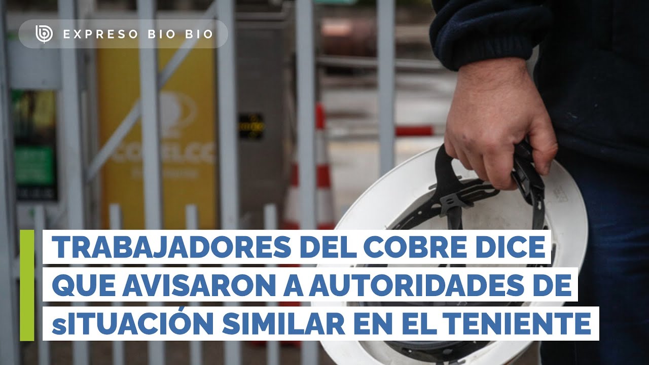 Trabajadores del Cobre habrían avisado a autoridades de situación similar en El Teniente en 2023