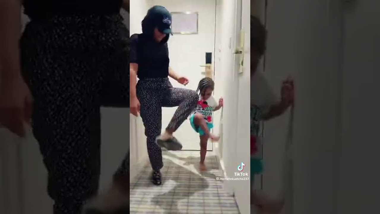Marcelle kuetch&eacute; et sa fille en comp&eacute;tition
