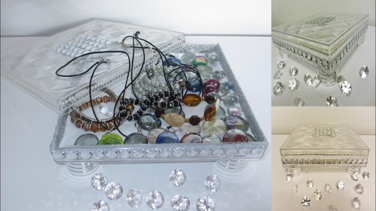 Ferrero Rocher Box DIY | Glam Jewelry Box | Dollar Tree DIY