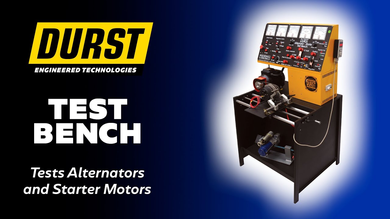 Durst Test Benches: Australian-Made Excellence for Alternator and Starter Motor Testing