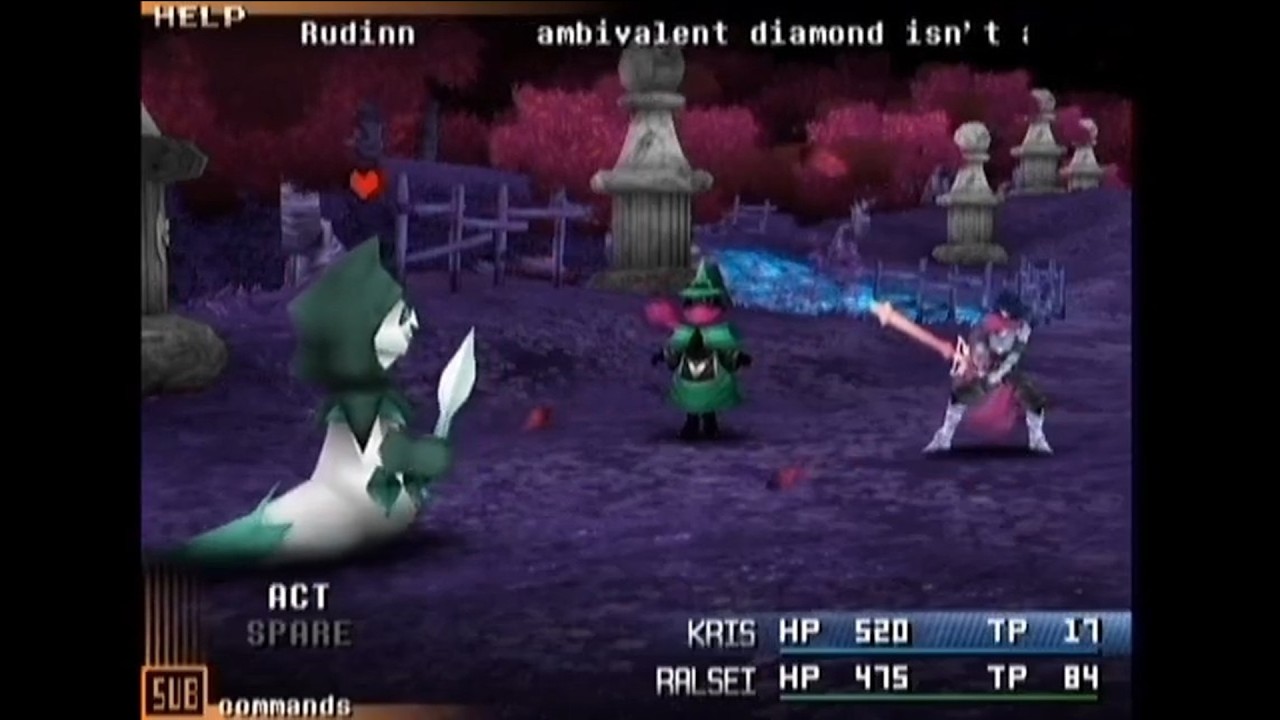 DELTARUNE, but it's a 2001 PS2 release
