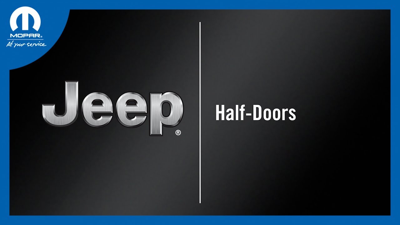 Half-Doors | How To | 2023 Jeep Gladiator & Wrangler