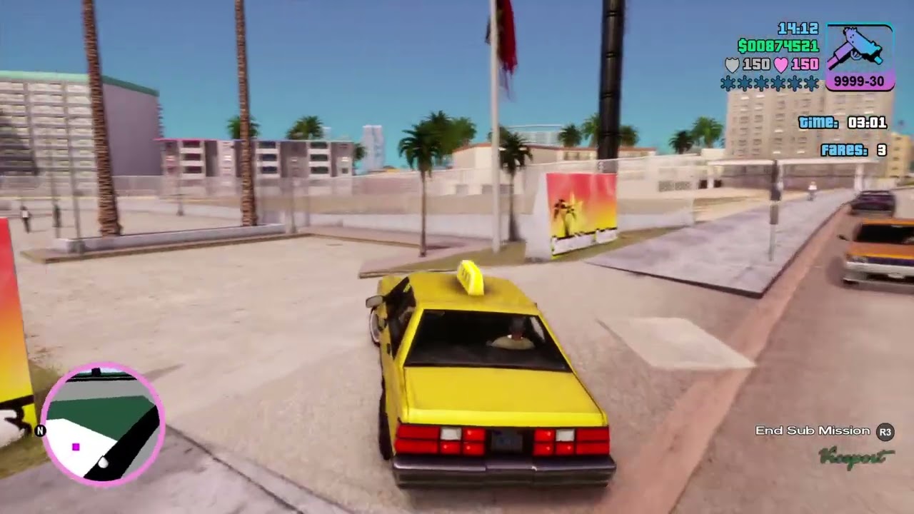 Grand Theft Auto: Vice City – The Definitive Edition Taxi Missions #310
