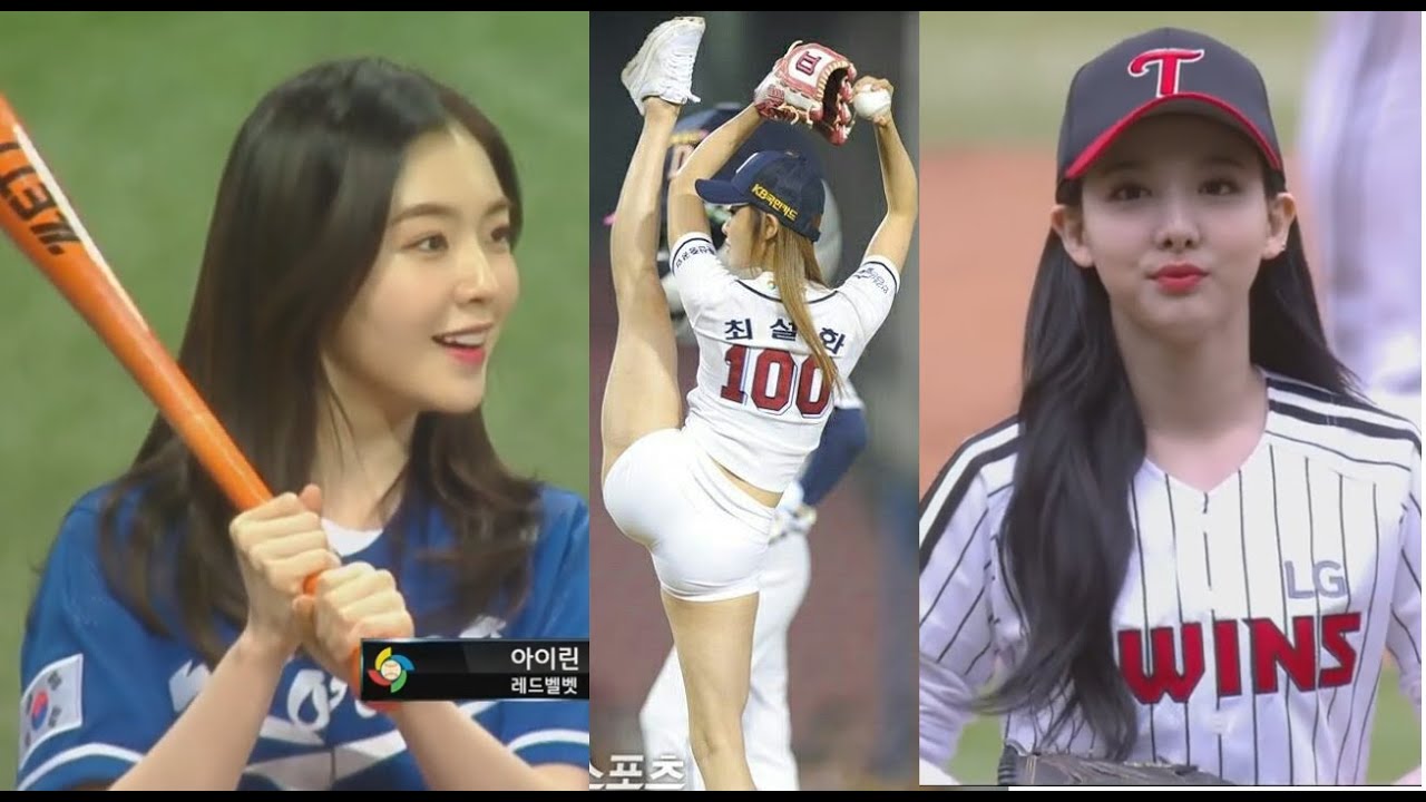 Kpop Stars play baseball ||여성 유명인 예술가 야구 || Twice, AoA, I.O.I, Miss A, A Pink, etc..