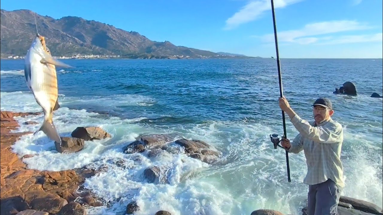 Pesca con ca&ntilde;a en Galicia. Relax fishing video.